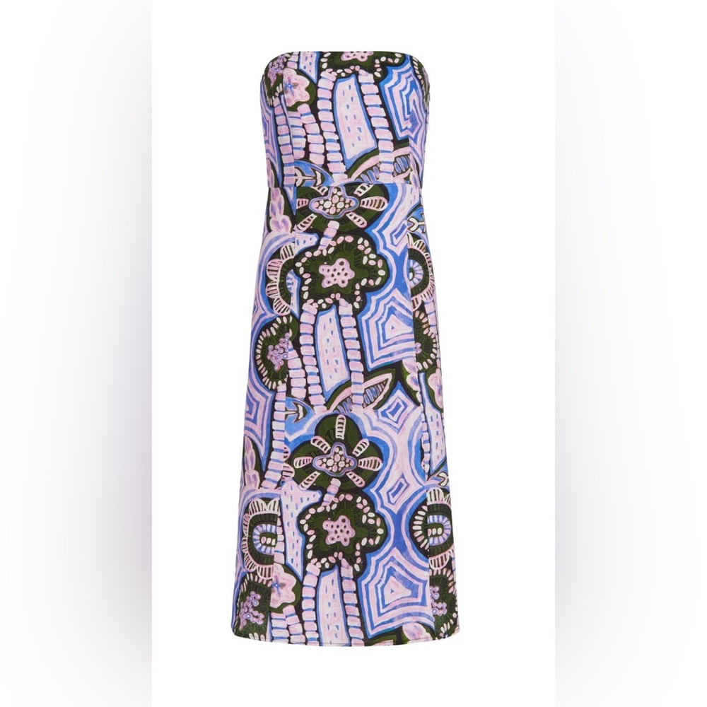 Marie Oliver Porcia Dress in Hyacinth - Picture 3 of 11